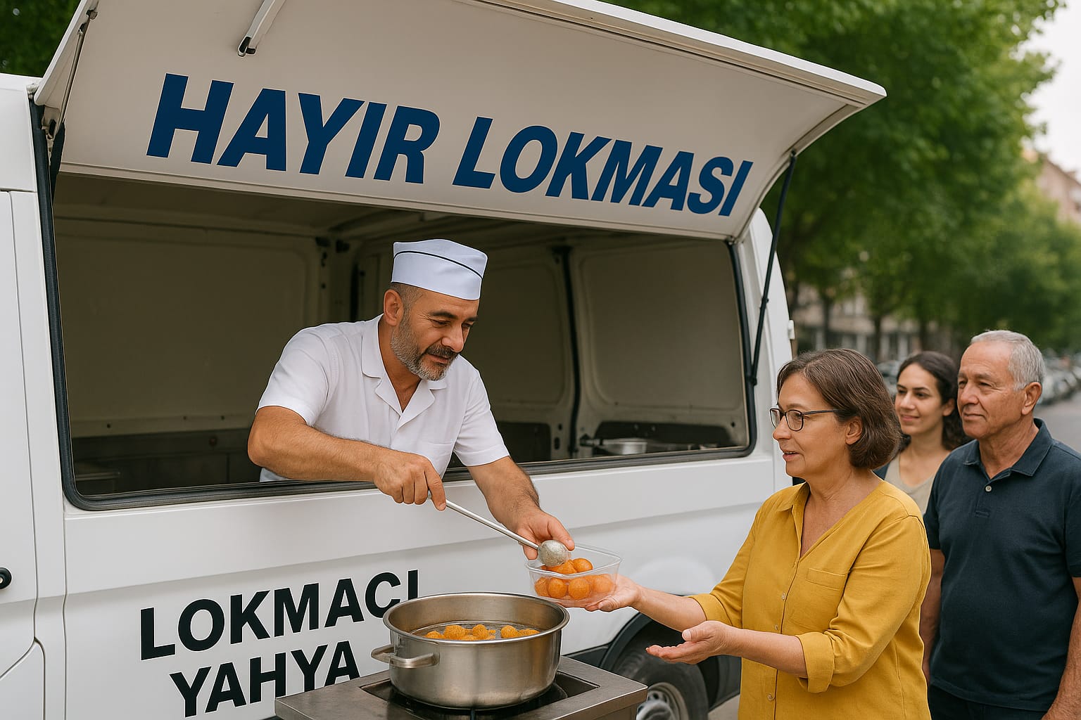 Hayir lokmasi mobil lokmaci